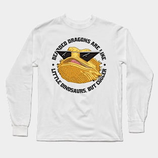 Bearded Dragon Funny Tiny Dinosaurs Long Sleeve T-Shirt